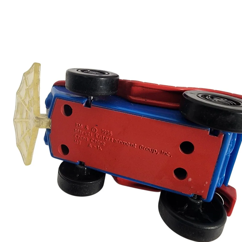 Spider Man Toy Car Marvel‎ Spider-Man Web Car McDonalds Happy Meal Toy 1996